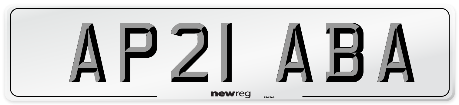 AP21 ABA Number Plate from New Reg